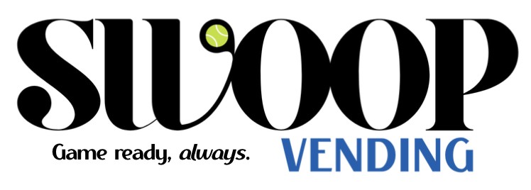 Swoop Vending logo featuring bold, modern lettering with a dynamic swoosh element, symbolising speed, convenience, and innovative vending solutions.